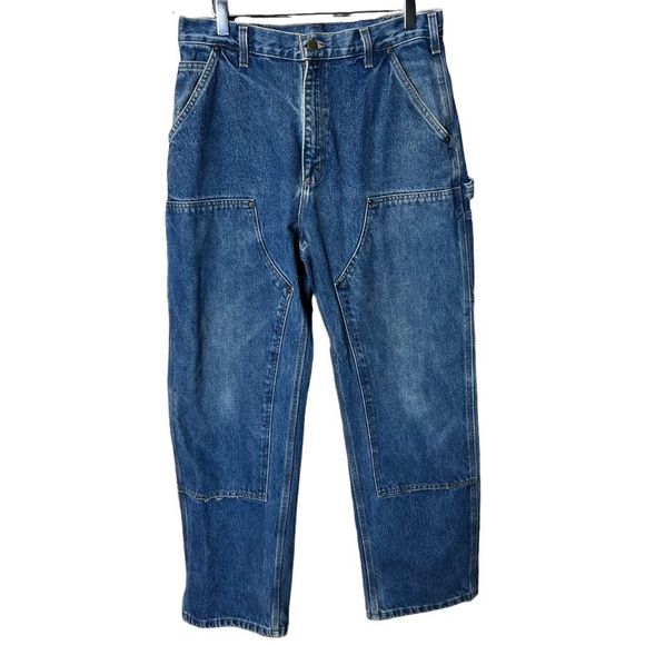 Carhartt Dungaree Fit Double Knee Jeans 34X32 - Picture 1 of 7